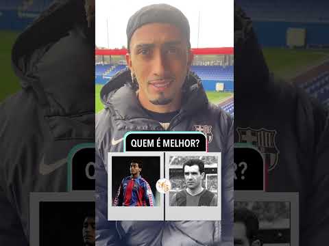 Quem jogou mais no Barcelona? 🤔 O Raphinha respondeu! #shorts