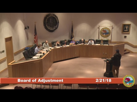 Board of Adjustment 2.21.18