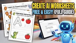 Free AI Made These Kids Worksheets in Minutes | No Design Skills