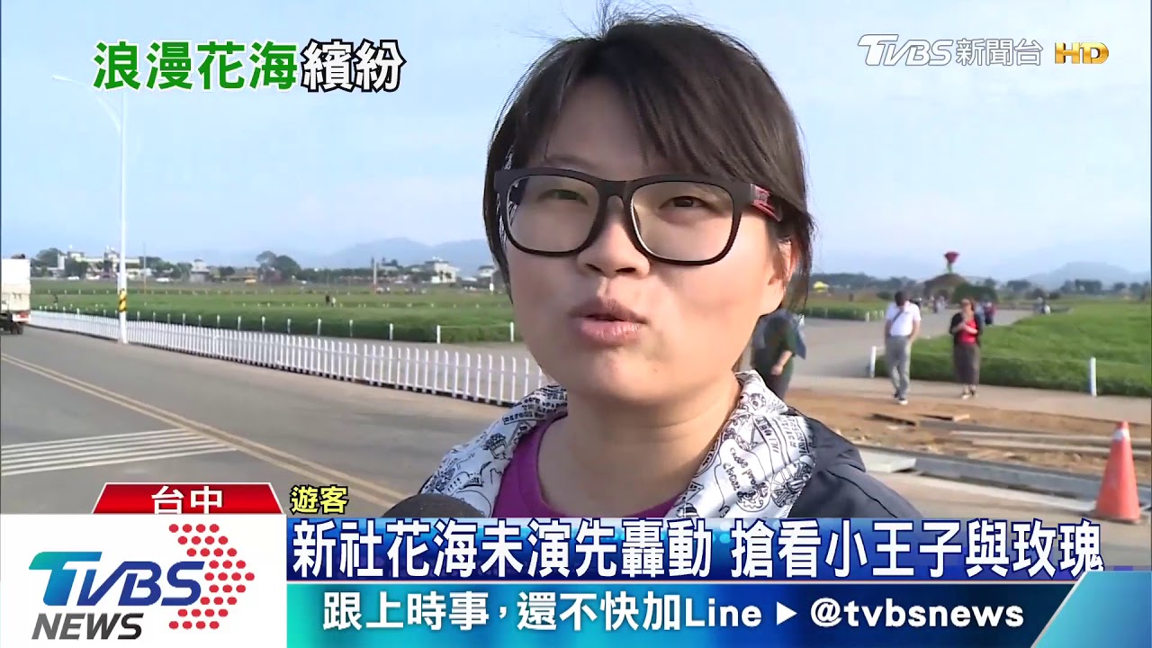 新社花海未演先轟動 搶看小王子與玫瑰