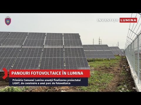 Finalizare Proiect LIGHT în comuna Lumina