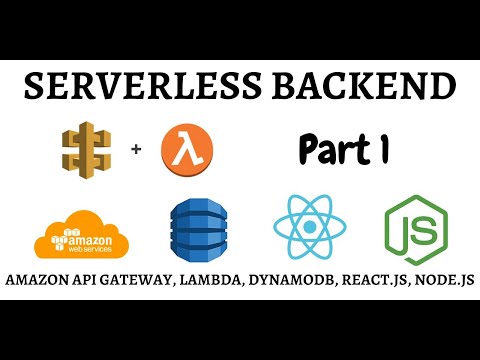Serverless Application Using React Aws Api Gateway Lambda Function Dynamodb S3 Part 1