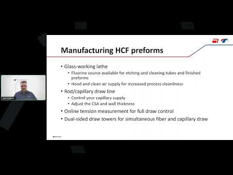 Manufacturing Solutions for Hollow Core Fibers