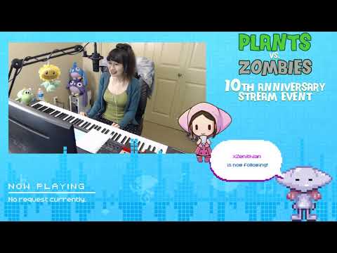 Laura Shigihara PVZ 10th Anniversary Live Stream - Full Vod