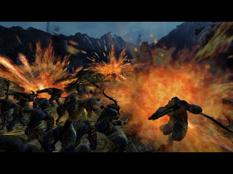 "Bombing of Spektazuma" Total War: Warhammer 2 The Huntsmarshal's Expedition Campaign Siege Battle