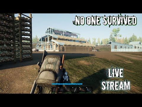 Focusing on Finishing the Base | No One Survived | Live Stream
