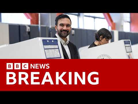 Video | Democrat Zohran Mamdani projected to win New York mayoral race | BBC News