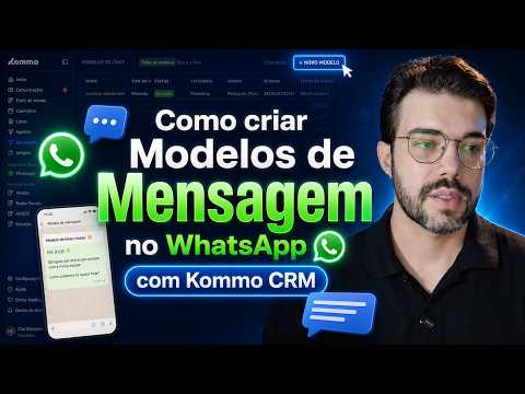 Tutorial: Modelos de mensagem WhatsApp Kommo CRM