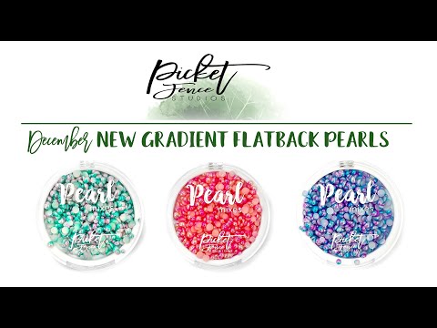 New Gradient Flatback Pearls December 2021