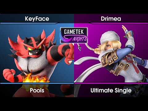 Gametek Night 2023.22 Pools - KeyFace (Incineroar) Vs. Drimea (Sheik) SSBU Ultimate Tournament