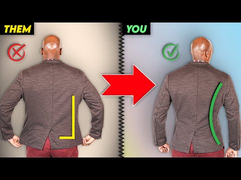 How To Tailor A Suit Jacket Yourself (EASY TUTORIAL)
