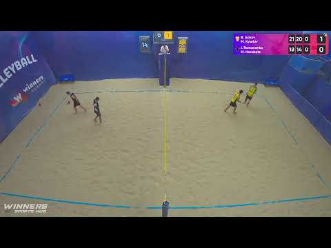 11:40 B.Isakov / M.Kyselov - I.Romanenko / M.Horobets | Winners Beach Volleyball