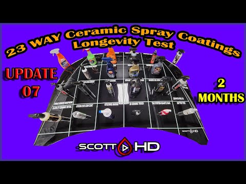 Ceramic Spray Coatings - ULTIMATE Longevity Test Comparison 23 WAY UPDATE 07 - 2 MONTHS