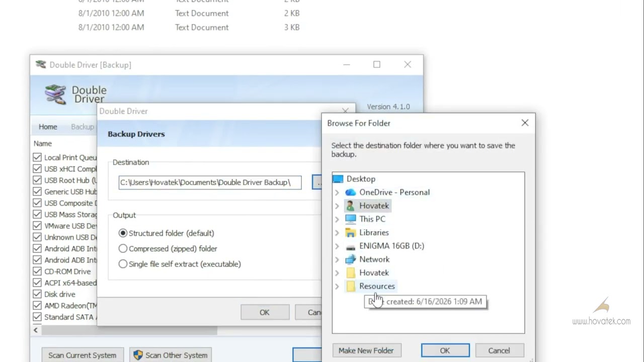 How To Backup Windows Pc Drivers Using Double Driver