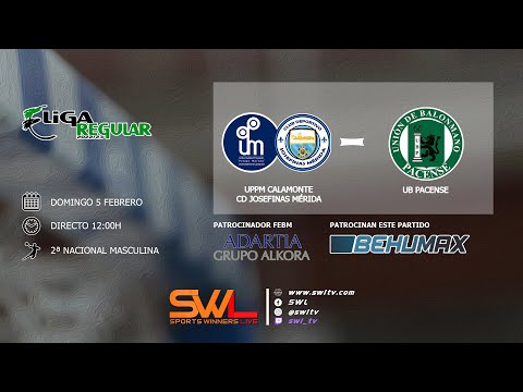 UPPM Calamonte Josefinas Mérida - UB Pacense | 2ª Nacional Masculina | 05/02/2023