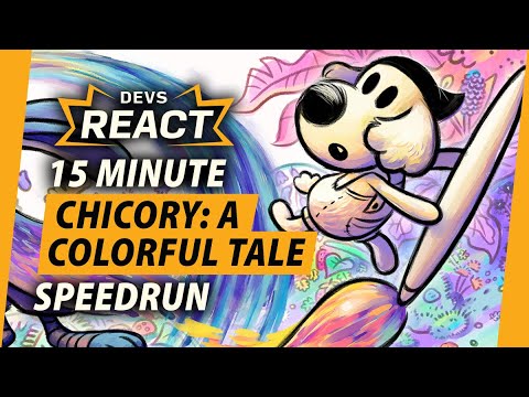 Chicory: A Colorful Tale Developers React to 15 Minute Speedrun