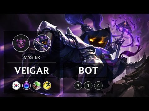 Veigar Bot vs Ezreal - KR Master Patch 9.3