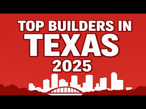 Top Builders In TEXAS Aug 2025