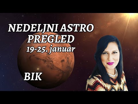 ♉ BIK NEDELJNI PREGLED | 19 - 25. JANUAR | PEOKRETI, PRILIKE I VAŽNE PORUKE!
