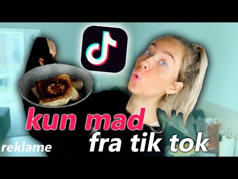 Spiser KUN mad fra Tik Tok en hel dag