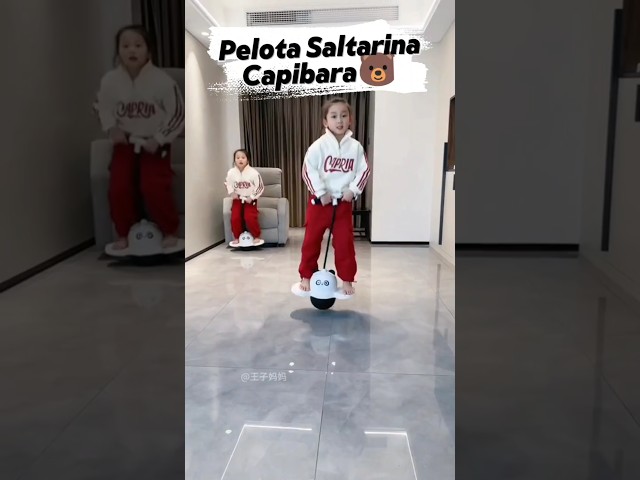 Vídeo relacionado con HUQINXIN Balón de Salto Equilibrado, Pelota Saltarina con Mango,Balón para Saltar, Pelota de Salto de Pogo,con Bomba, para Interior Exterio (Rosa)
