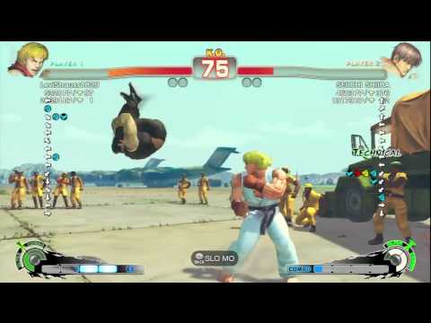 SSF4 AE: 2012 - LeviStrauss1829 (Ken) vs SEIICHI SHIIBA (Guy) - Xbox Live Match