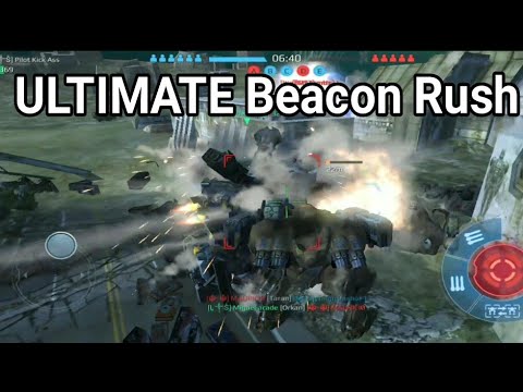 War Robots - EPIC 3 minute beacon rush battle