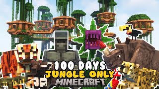 Download lagu I Spent 100 Days in a Jungle Only World | Minecraft Full Movie mp3 Download lagu I Spent 100 Days in a Jungle Only World | Minecraft Full Movie mp3