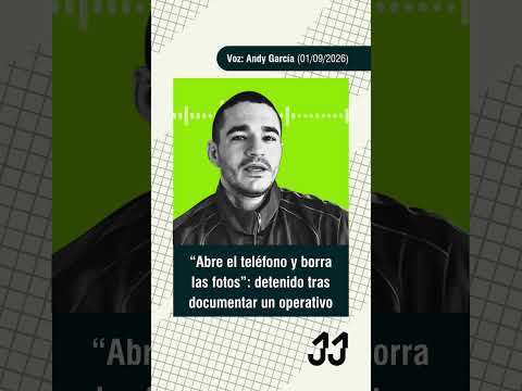 ⚠️Detenido por casi 24 horas tras fotografiar un operativo policial