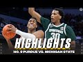 No. 9 Purdue BEATS Michigan State in Route to BIG TEN Championship [HIGHLIGHTS, ON COURT Intervie…