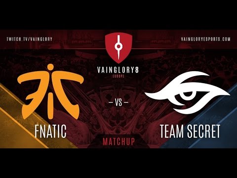 Vainglory 8 EU & NA TEAM SECRET VS FNATIC Game 2 Split 1 Week 2