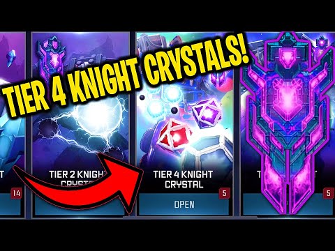 MASSIVE TIER 4 KNIGHT CRYSTAL OPENING! - Transformers Forged To Fight