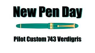 #NewPenDay! Unboxing & First Impressions: Pilot Custom 743 Verdigris! | Anita Anglin