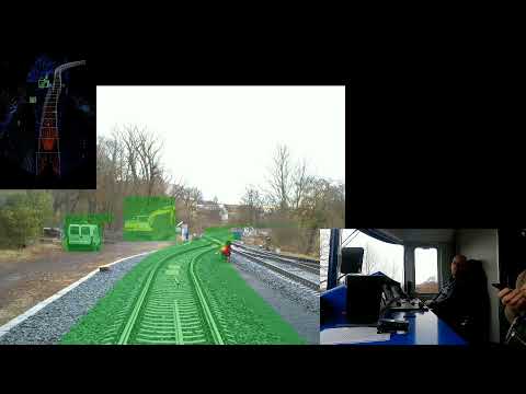Driverless train demonstration