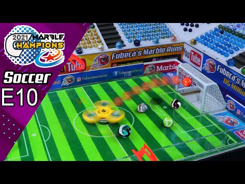 Marble Champions ┆ E10 Collision Soccer ┆ by Fubeca's Marble Runs