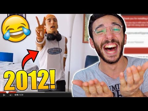 REACTION TO MY OLD EMBARRASSING VIDEOS!