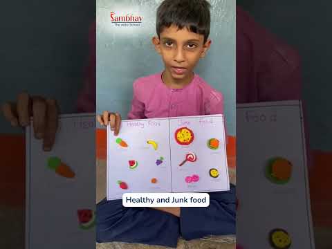 Healthy Food & Junk Food – What’s Better for You? | Sambhav Vedic School | Khetwadi, Mumbai |