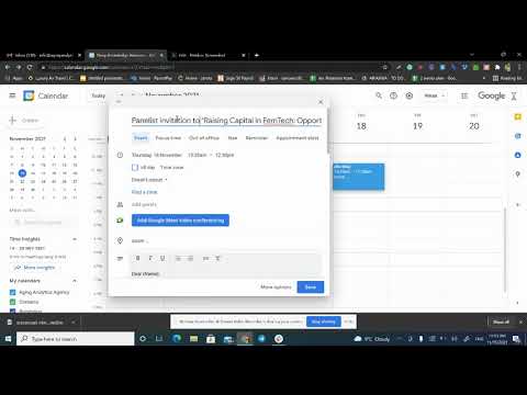 Zoom Calendar invite