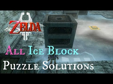 ALL Ice Block Puzzle Solutions (Twilight Princess HD - Hero Mode)