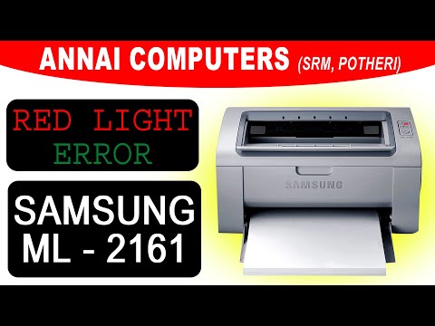 SAMSUNG ML-2161 Red light blinking Error