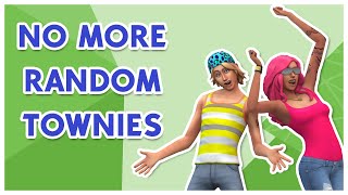 No More Random Townies!! --- Making a Sims Save File