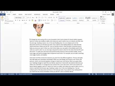 Hows Does the Anchor in MS Word Work?