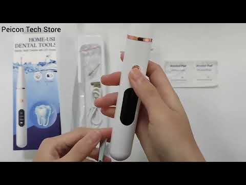 Скалер стоматологический для зубов ультразвуковой для удаления зубного камня Dental Tools белый (GS-113137) Video #1