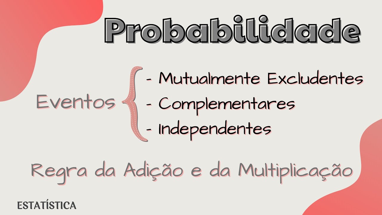 Probabilidade:  Eventos Independentes, Complementares e Mutualmente Excludentes - Regra da ➕ e da ❎