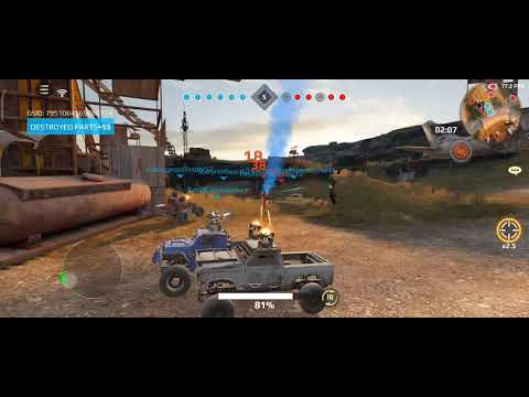 Crossout - Maximum settings gameplay on xiaomi Poco x3 pro -Best mobile game