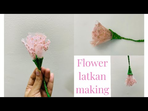 Flower latkan making|very easy and unique latkan making at home| Tassels| Beautiful flower latkan|