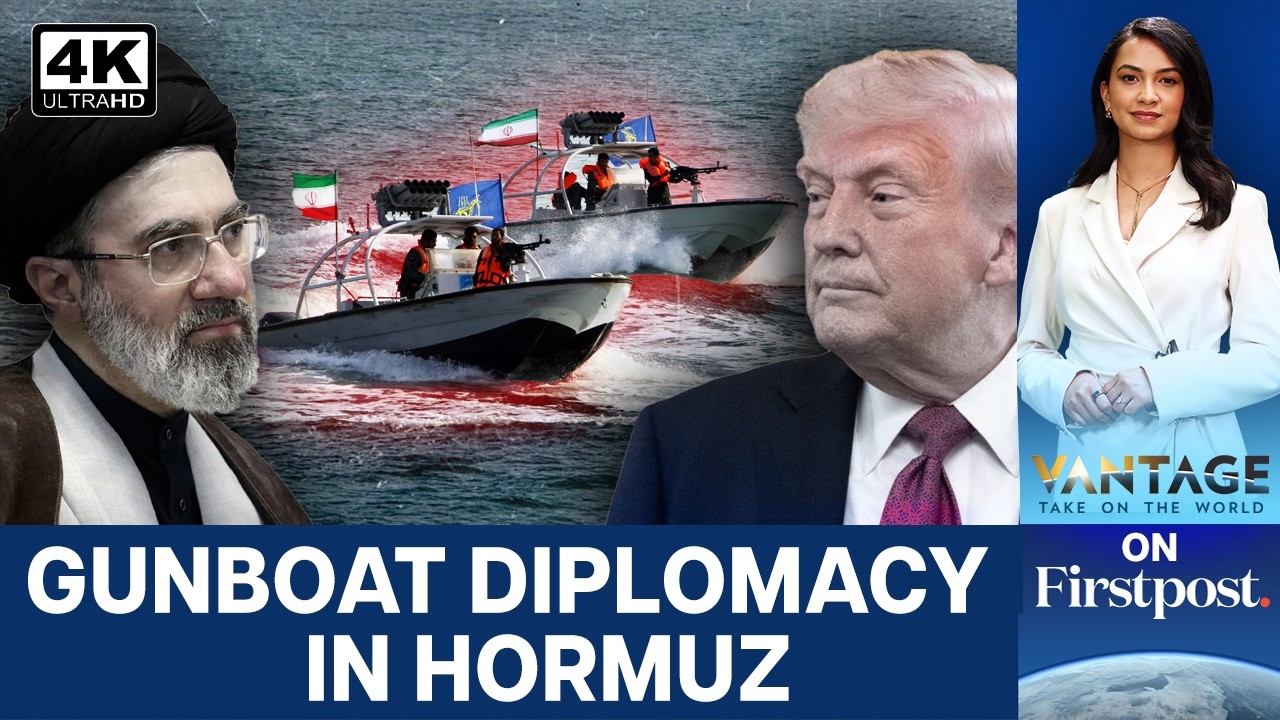US Boards Iran-Linked Tanker, IRGC Speedboats Seize Ships in Hormuz | Vantage on Firstpost | 4K