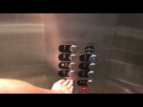 Dover SPF/Otis Elevonic 411M main elevator - Ward Beecher Hall - Youngstown State University - OH