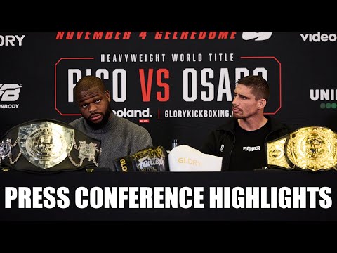 COLLISION 6: Rico Verhoeven vs. Cookie Osaro Pre-Fight Press Conference Highlights