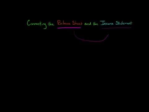 How the Balance Sheet and Income Statement are Connected